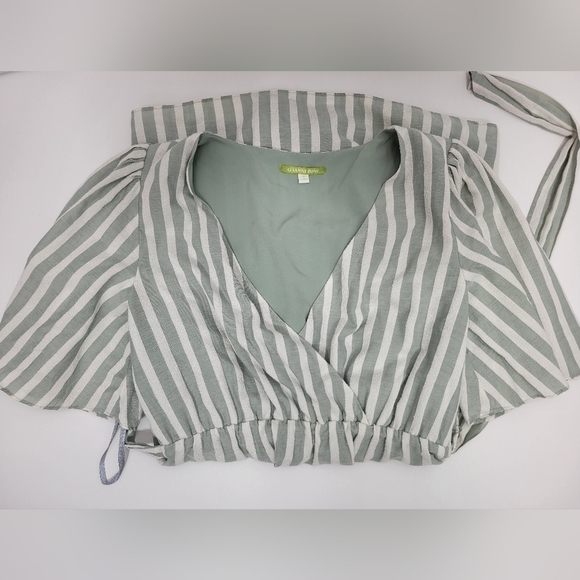 Gianni Bini Striped Wrapped Style Dress - Picture 8 of 12